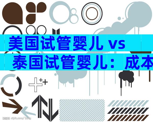 美国试管婴儿 vs 泰国试管婴儿：成本对比